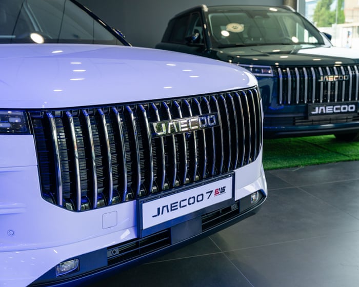 UK car sales hit post-Covid high as Chinese EV makers gain ground