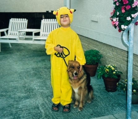Jordan Page in Pikachu costume.
