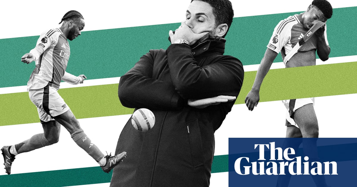 A sense of acquiescence has pervaded Arsenal’s stuttering title challenge | Jonathan Wilson A sense of acquiescence has pervaded Arsenal’s stuttering title challenge | Jonathan Wilson