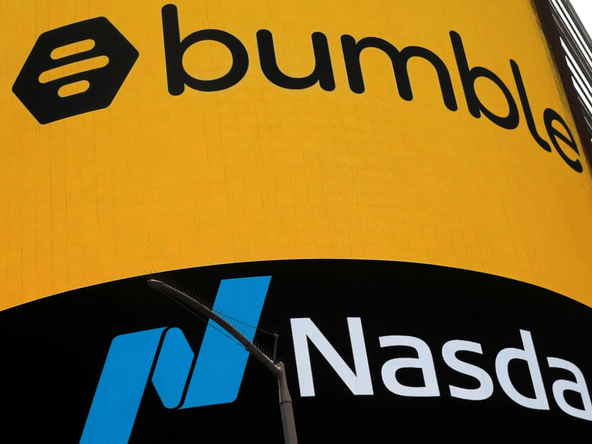 Shares In Dating App Bumble Soar In First Day Of Trading On Nasdaq Nasdaq The Guardian