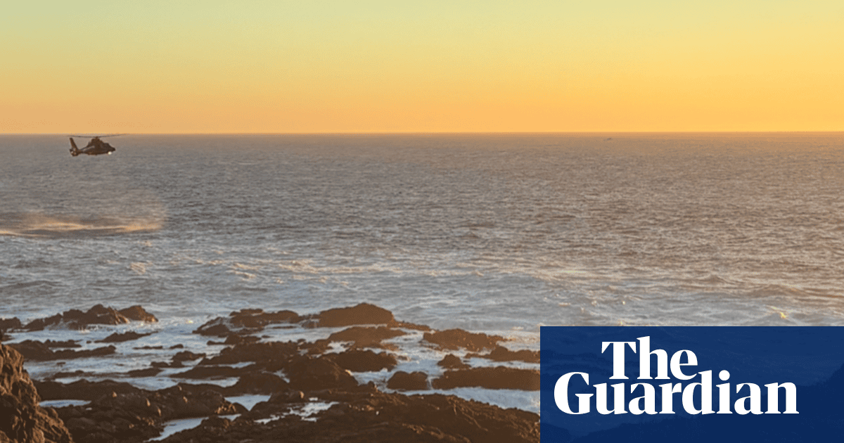 California authorities search for man swept into ocean near Big Sur