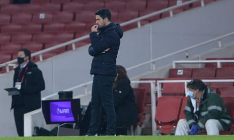 Mikel Arteta reflects on a poor performance by his team