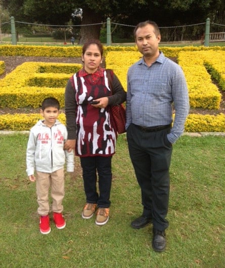 Dr Mahedi Hasan Bhuiyan, Rebaka Sultana and their son Adyan.