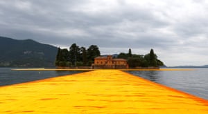 Walking On Water The Floating Piers In Pictures Art And Design The Guardian
