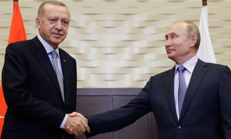 Turkey’s President Recep Tayyip Erdoğan and Russia’s President Vladimir Putin