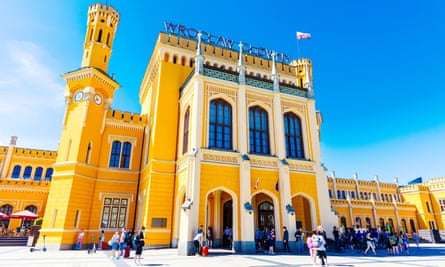 Wrocław Glowny station.