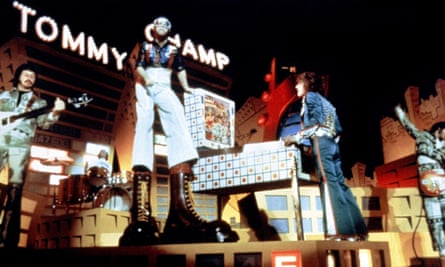 Elton John and Roger Daltrey in Tommy.