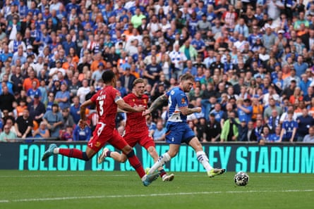 James Norwood brings Oldham level in extra time.