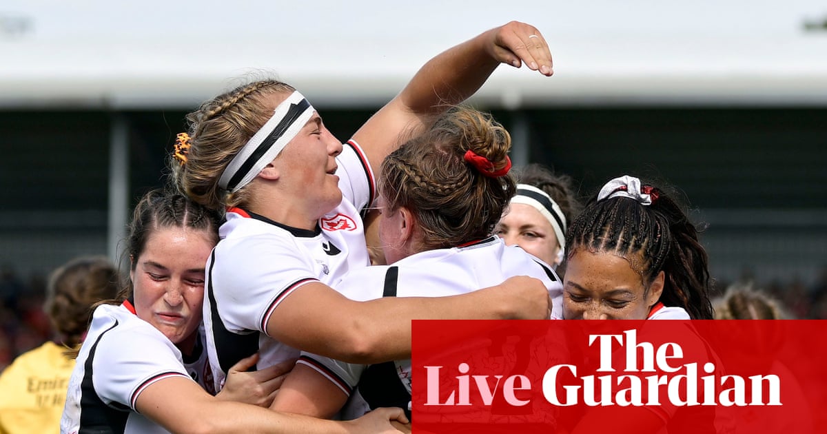 Canada v Australia: Women's Rugby World Cup 2025 quarter-final live