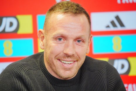 Craig Bellamy is all smiles before Wales’s game against Liechtenstein