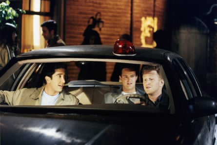 Michael Rapaport, right, is seen in Friends with David Schwimmer and Matthew Perry.