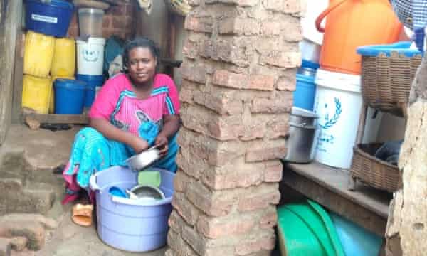 Fayness Alpha has lived in Dzaleka refugee camp for a decade.