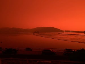 The red sky over Narooma