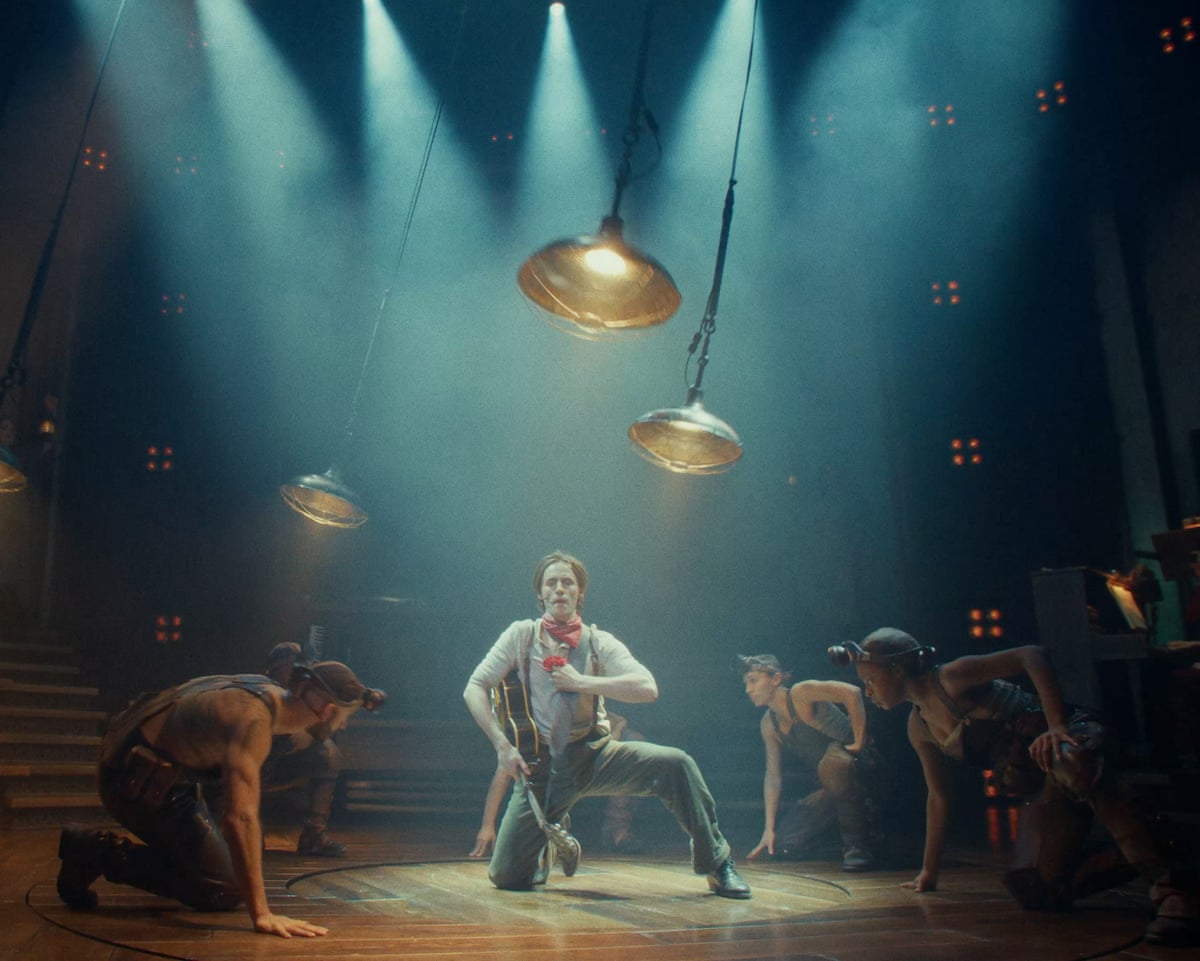 pro-shot Broadway show appearing on a large movie theater screen