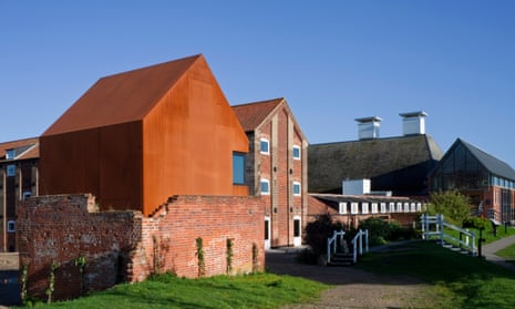 The concert hall of the Aldeburgh festival at Snape Maltings. 