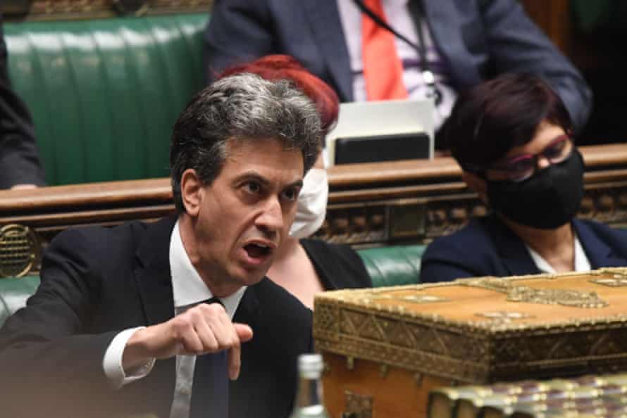 Ed Miliband in the Commons.