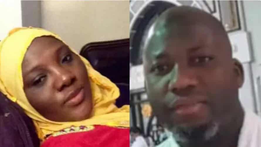 Isatou Jabbie, left, and her husband, Haji Jawara.