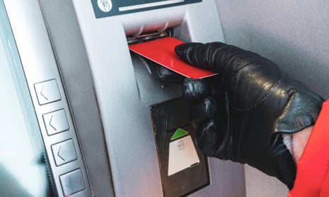 The card and pin were used five times in an ATM by the fraudster.