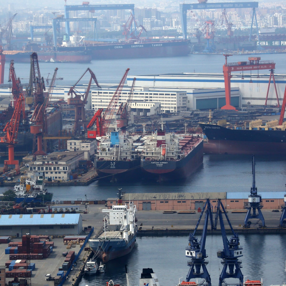 Giant Shipload Of Soya Beans Circles Off China Victim Of Trade War With Us Business The Guardian