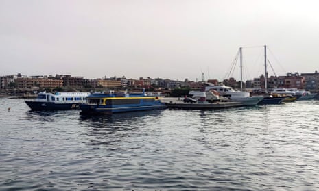 Boats docked at the Hurghada marina