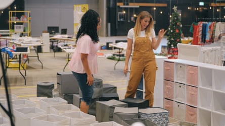 Bianca Parej and Stacey Solomon in Sort Out Your Life, series six.