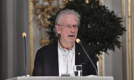 Austrian author Peter Handke