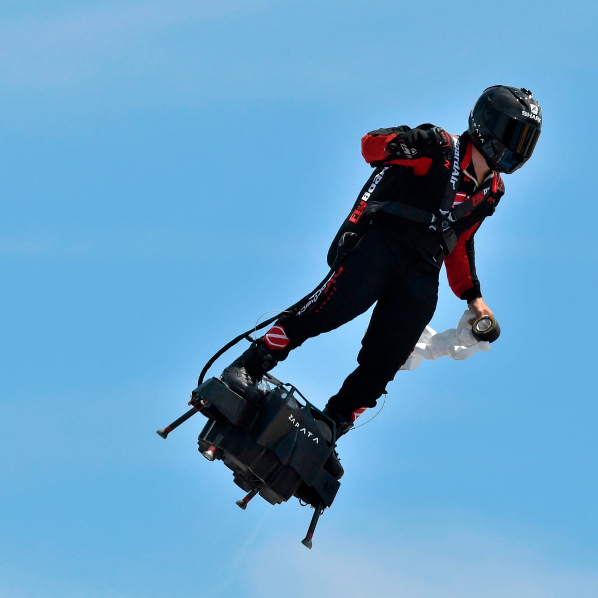 French inventor to attempt to cross Channel on jet-powered flyboard, France