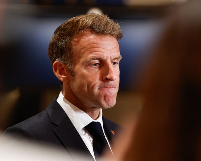 Image accompanying the story: Macron hosts security council meeting ahead of planned weekend of protests – Europe live