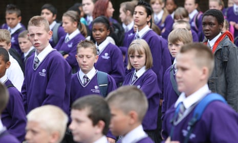 The first day of the then new Nottingham Academy in 2009