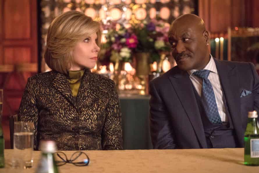 Christine Baranski and Delroy Lindo in The Good Fight