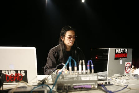 Merzbow performing at No Fun Fest at The Hook in Red Hook Brooklyn in 2007.