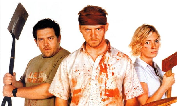 Back from the dead: Shaun of the Dead (2004) with Frost, Pegg and Kate Ashfield.