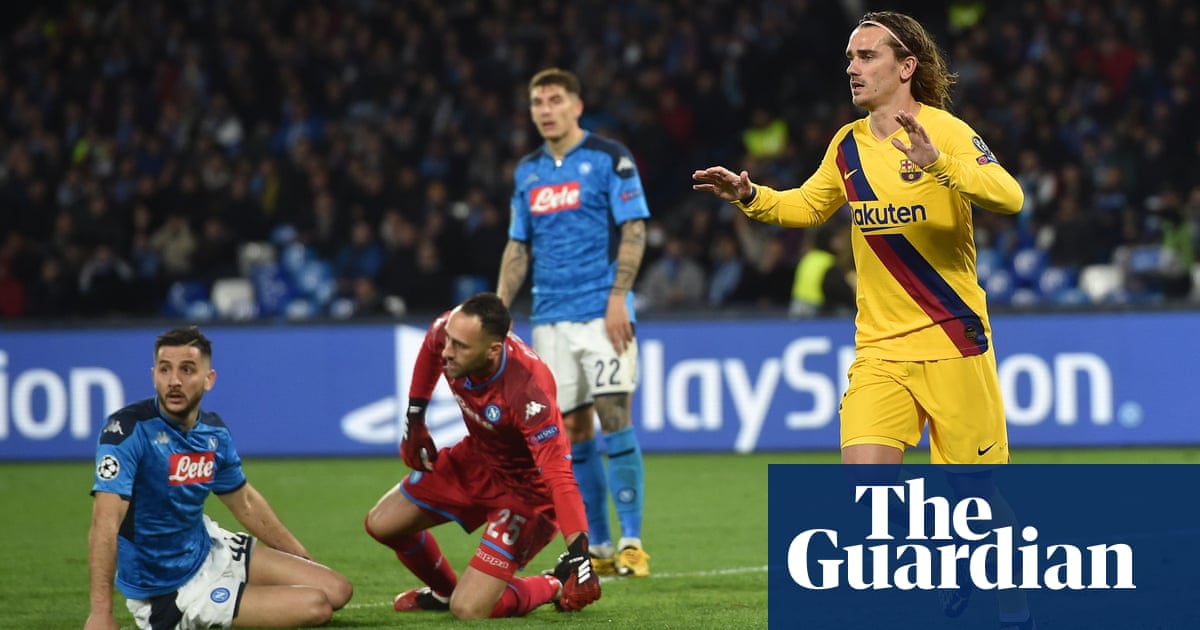 Griezmann rescues Barcelona after Mertens levels Napoli scoring record