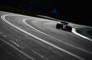 Charles Leclerc took his Ferrari to fifth.