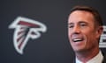 Former Atlanta Falcons quarterback Matt Ryan announces his retirement during a news conference on Monday in Flowery Branch, Georgia.
