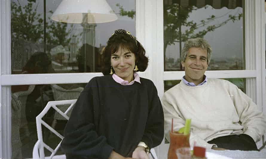 Ghislaine Maxwell with Jeffery Epstein.