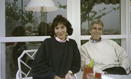 Ghislaine Maxwell and Jeffrey Epstein.