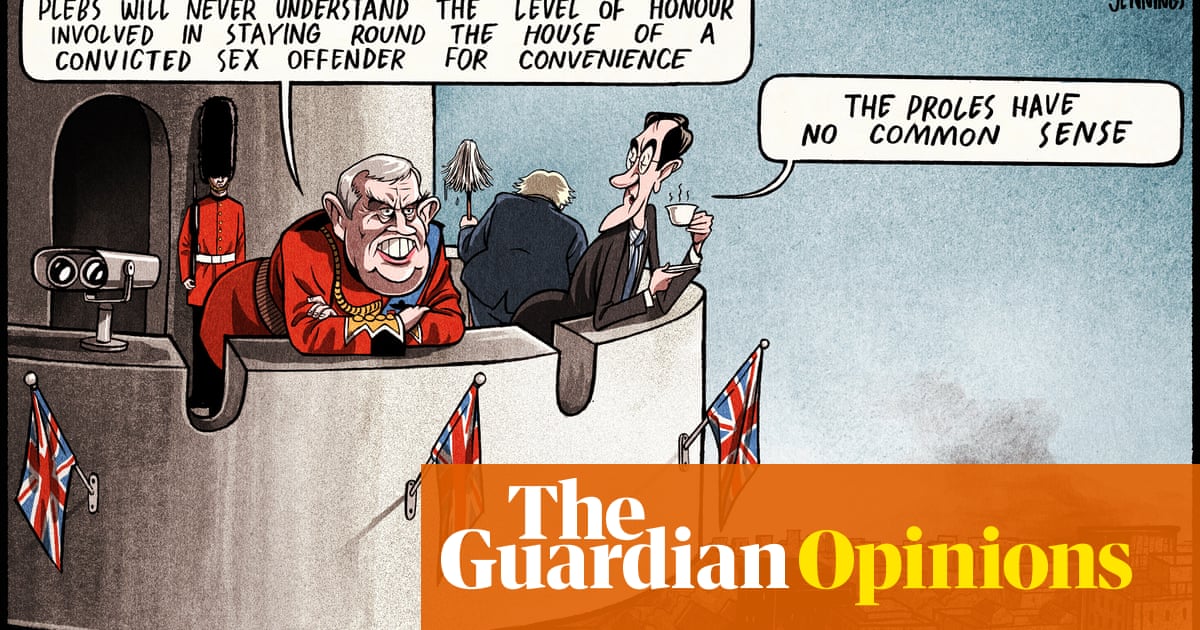 Ben Jennings On The Tribulations Of Prince Andrew Cartoon Opinion The Guardian