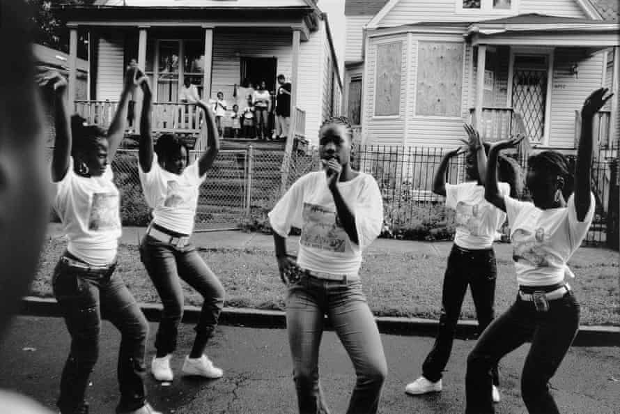 Girls Dancing, Englewod, Chicago, 2008. From the project We All We Got by Carlos Javier Ortiz.