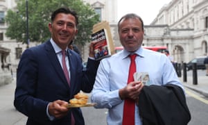 Arron Banks, right and Andy Wigmore