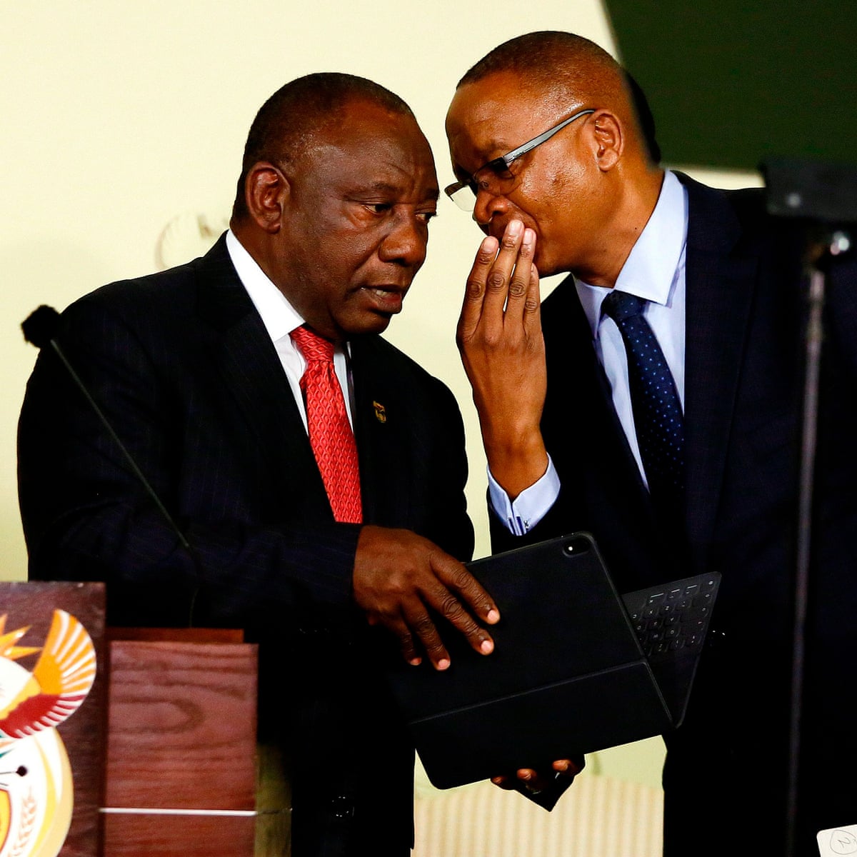 South Africa S President Unveils Leaner Government Cyril Ramaphosa The Guardian