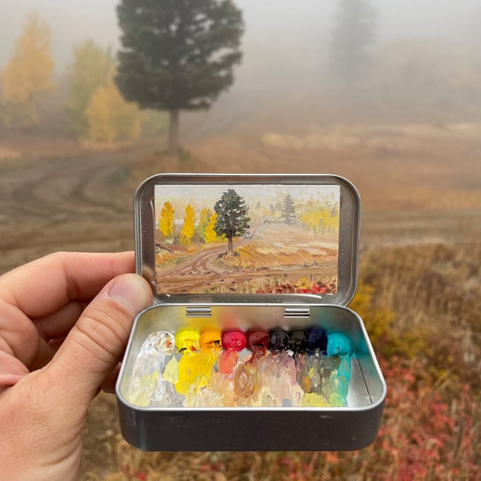 Miniature landscapes inside mint tins – in pictures