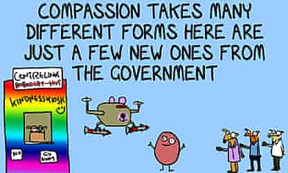 Here are Australia’s newly developed forms of government compassion using algorithmically targeted empathybots!