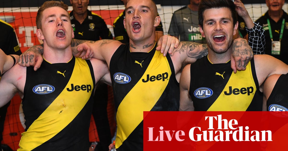 Afl 2018 Richmond See Off Carlton In Season Opener As It Happened Sport The Guardian