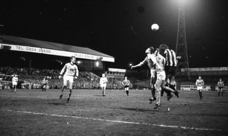 Action from the second replay at Burnden Park.