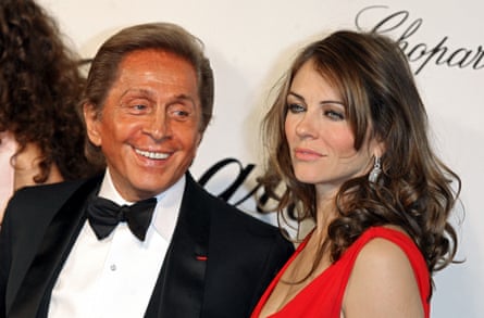 Valentino with Elizabeth Hurley