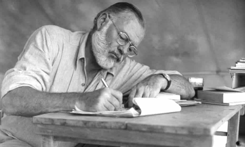 Hemingway, pictured in 1952. 