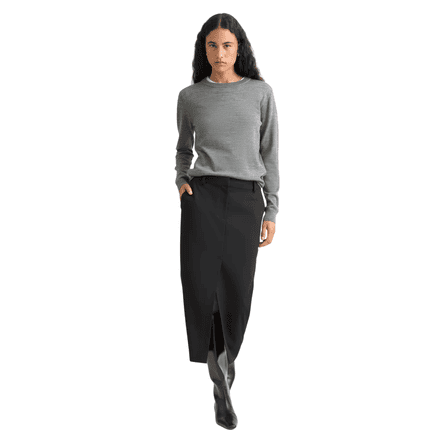 Albaray Black Tailored Pencil Skirt