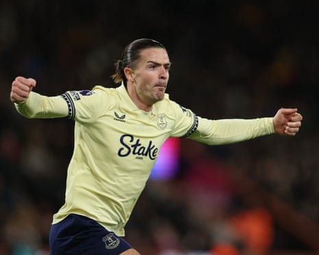 Jack Grealish spent last season at Everton.
