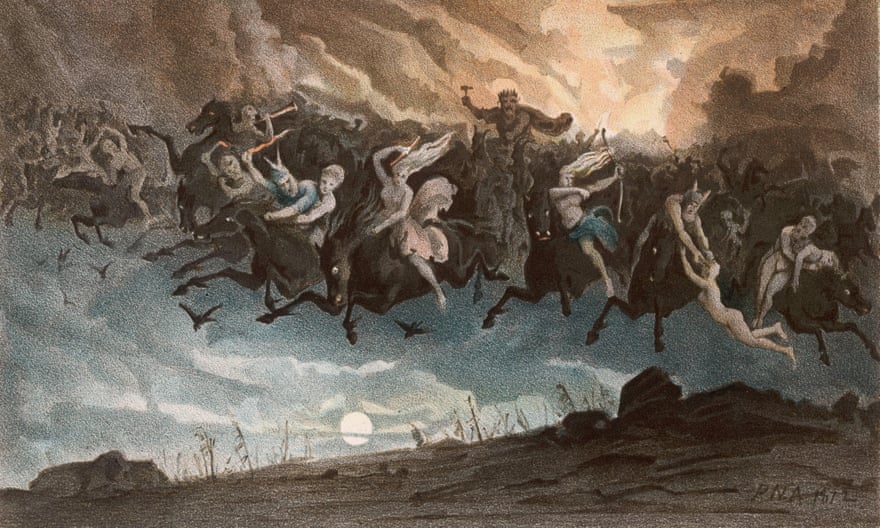 Asgardsreien, the Norwegian myth of the ‘wild hunt of Odin’.
